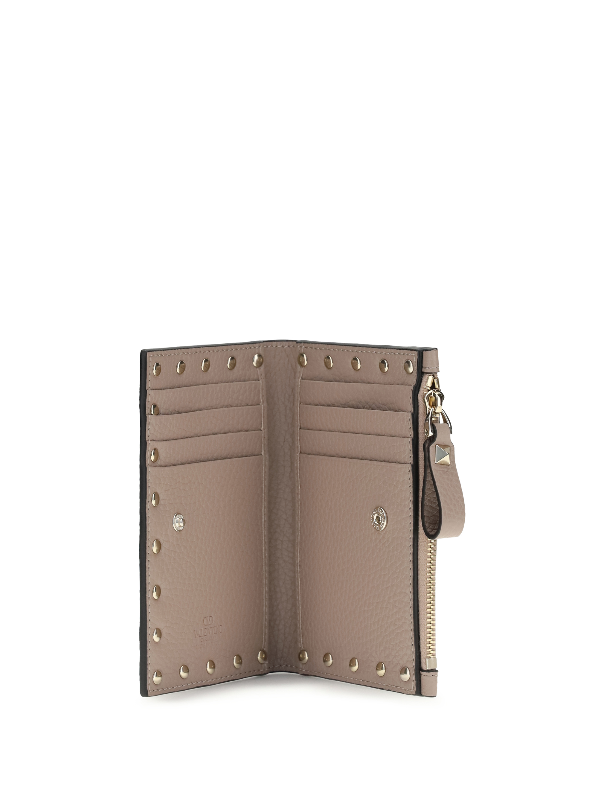 Rockstud zip Card Holder