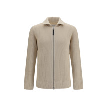 Cotton zip-up Sweater