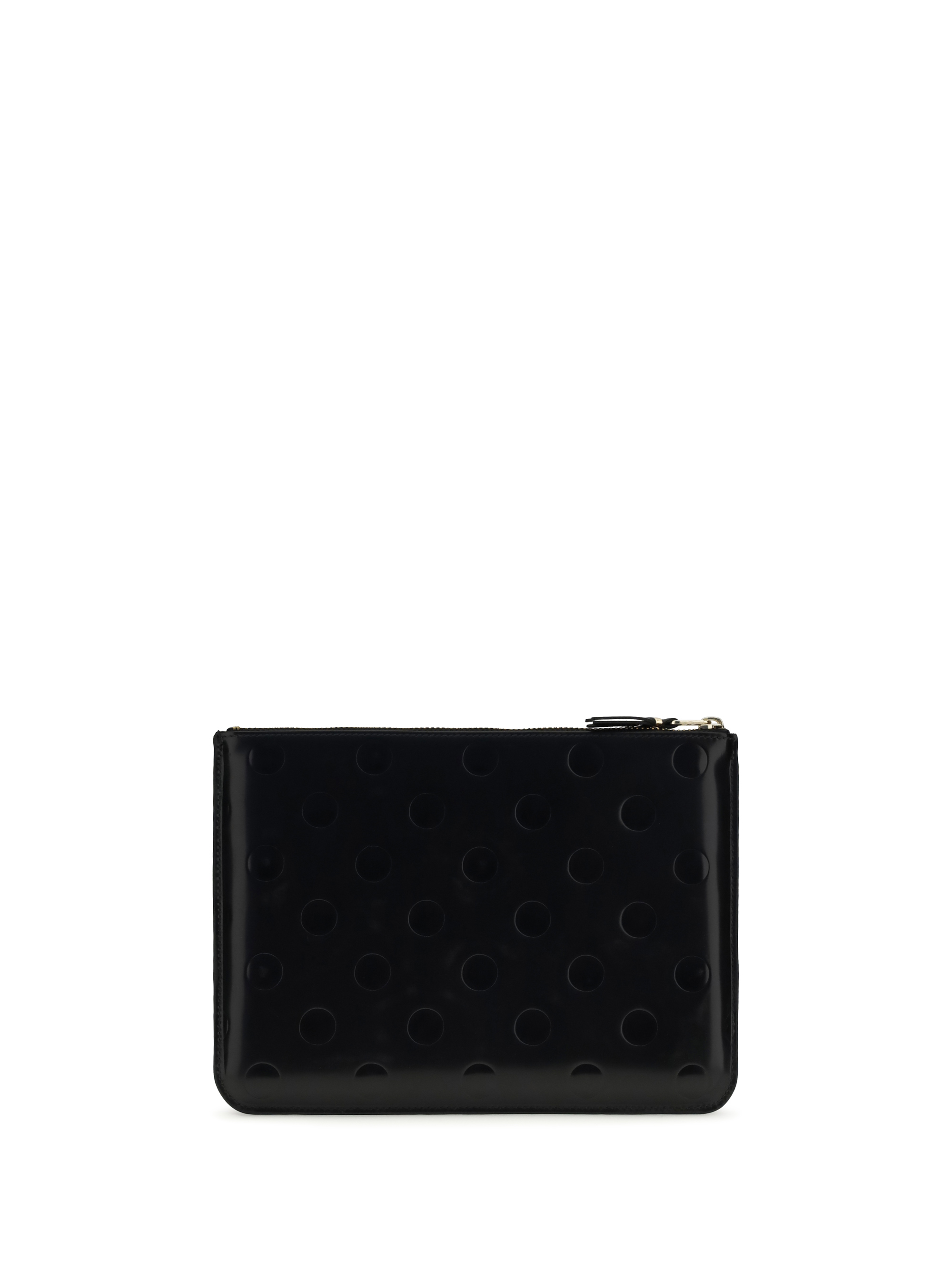 Embossed polka-dot Pouch