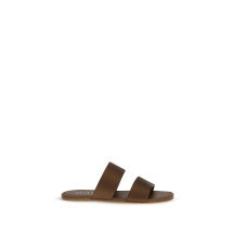 Double-band satin Sandals