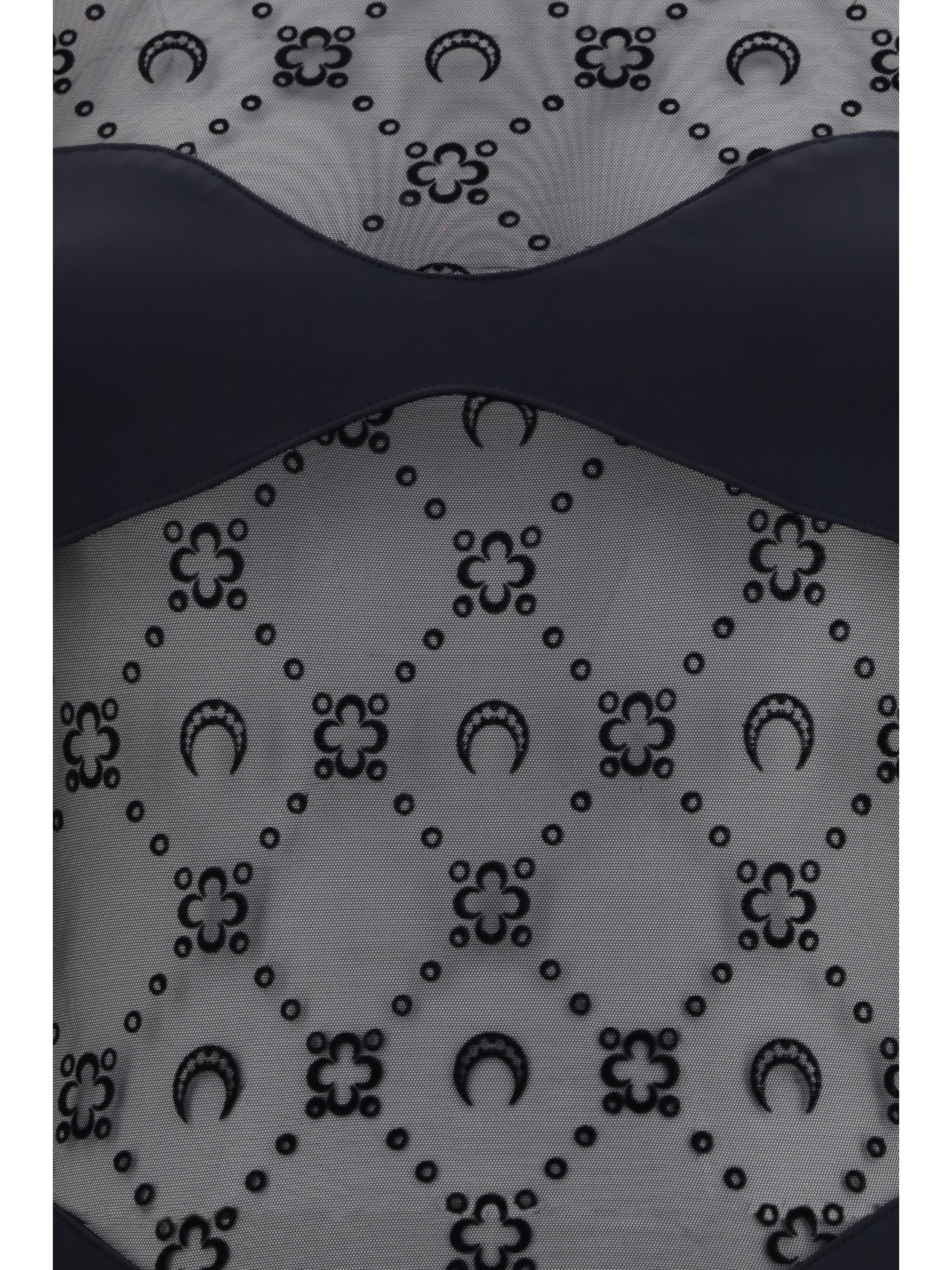 Mesh Body with Moon motif