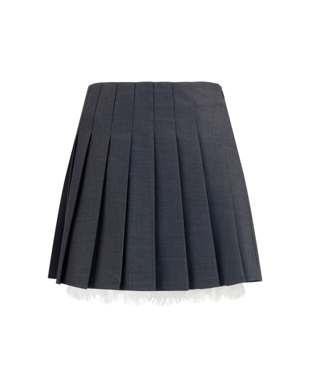 Pleated mini Skirt