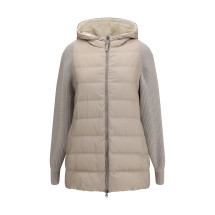 Long monili chain Puffer Jacket