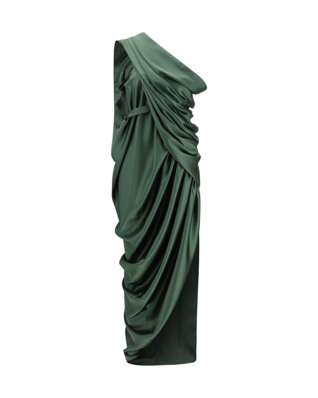 Draped midi Dress
