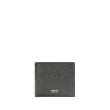 T Line bifold Wallet in grained leather