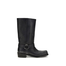 Leather Biker Boots