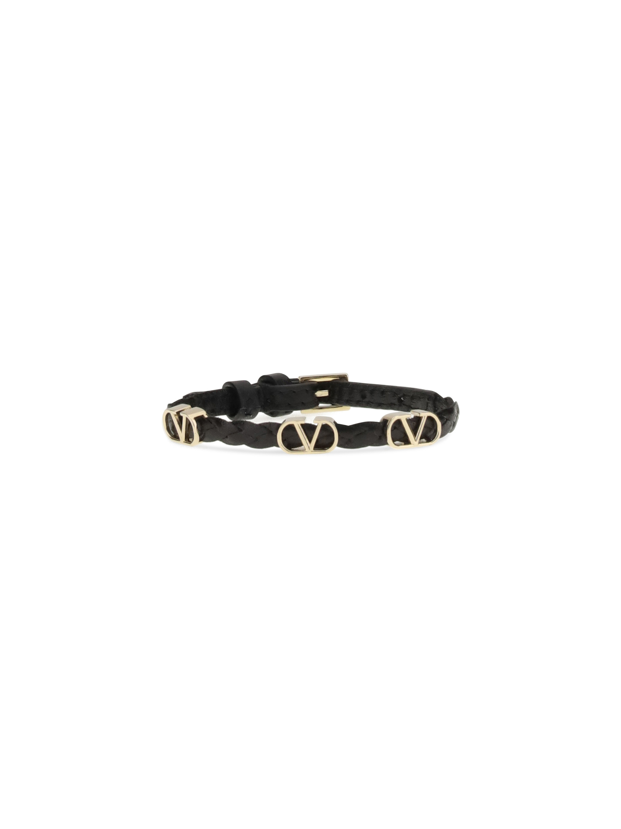 VLogo Signature braided leather Bracelet