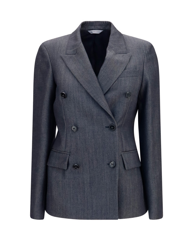 Double-breasted wool Blazer