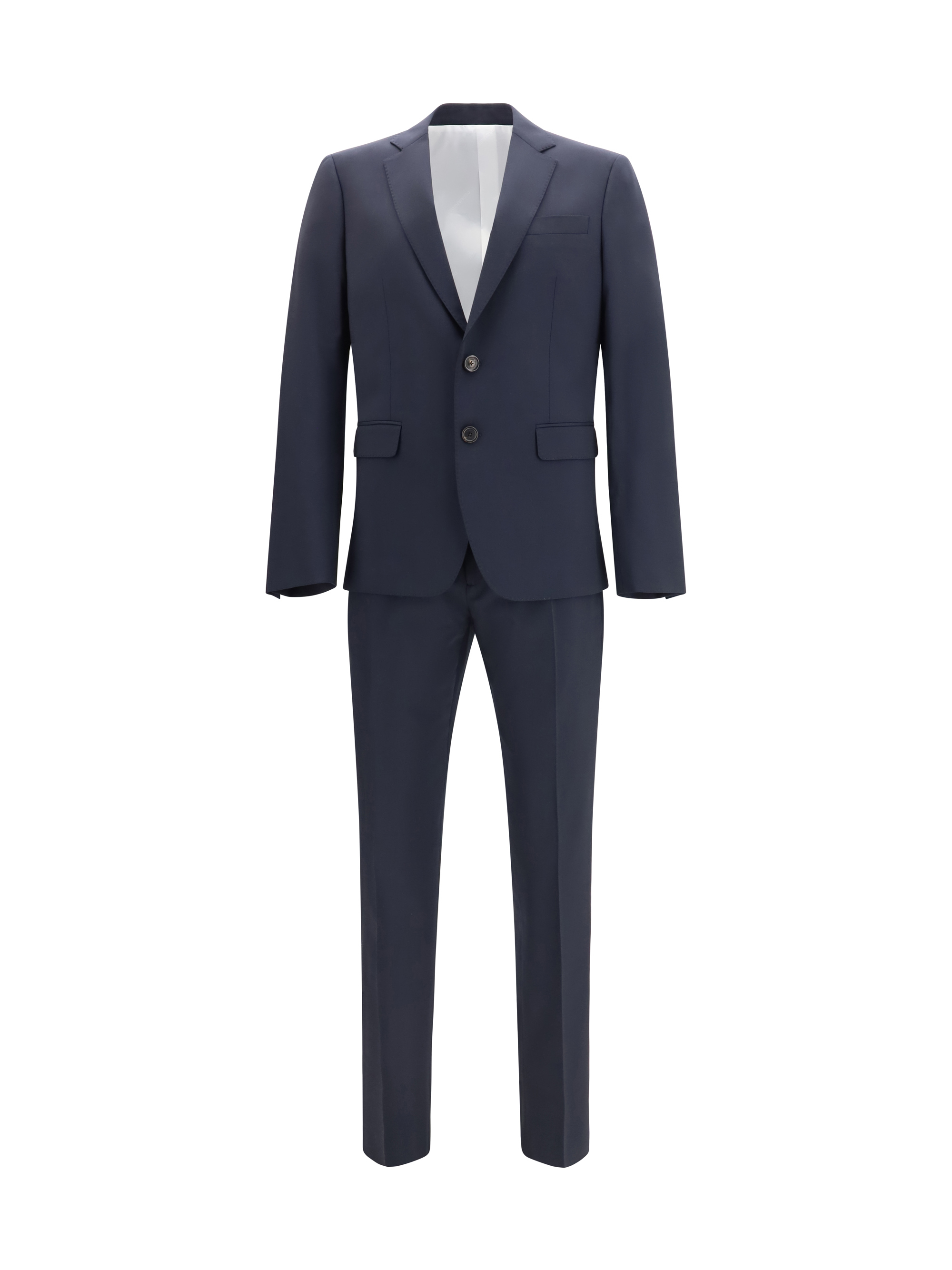 Single-breasted wool-blend Suit