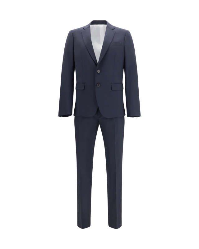 Single-breasted wool-blend Suit