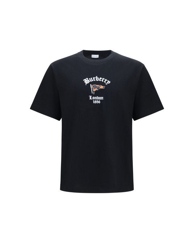 Check cotton T-shirt