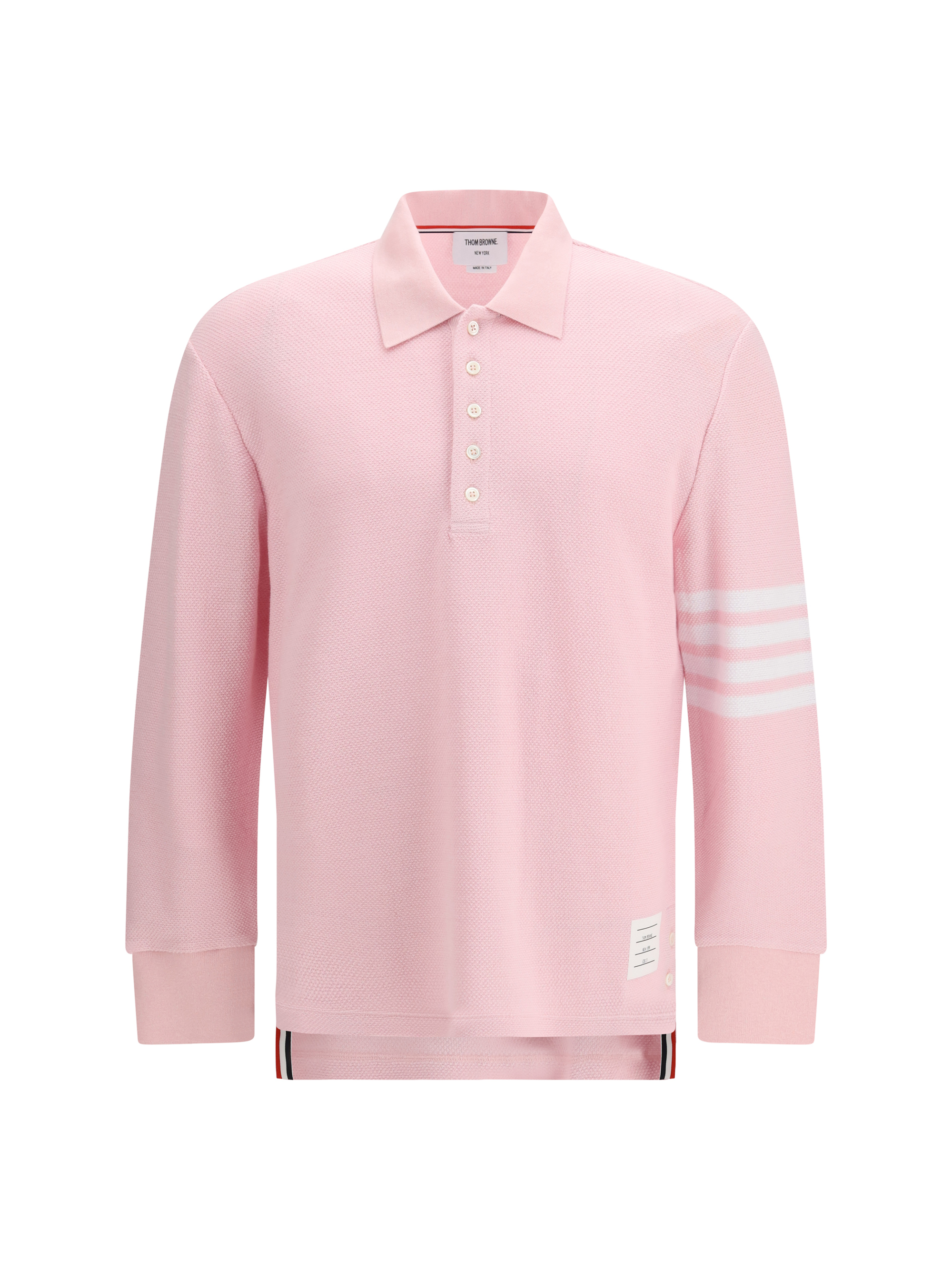 Piqué long-sleeve Polo