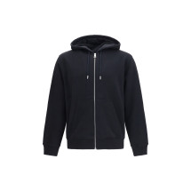Photographic Negative print fleece zip Hoodie