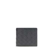 Bifold leather Intrecciato Wallet