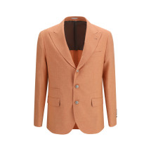 Deconstructed Jacket in mouliné fabric