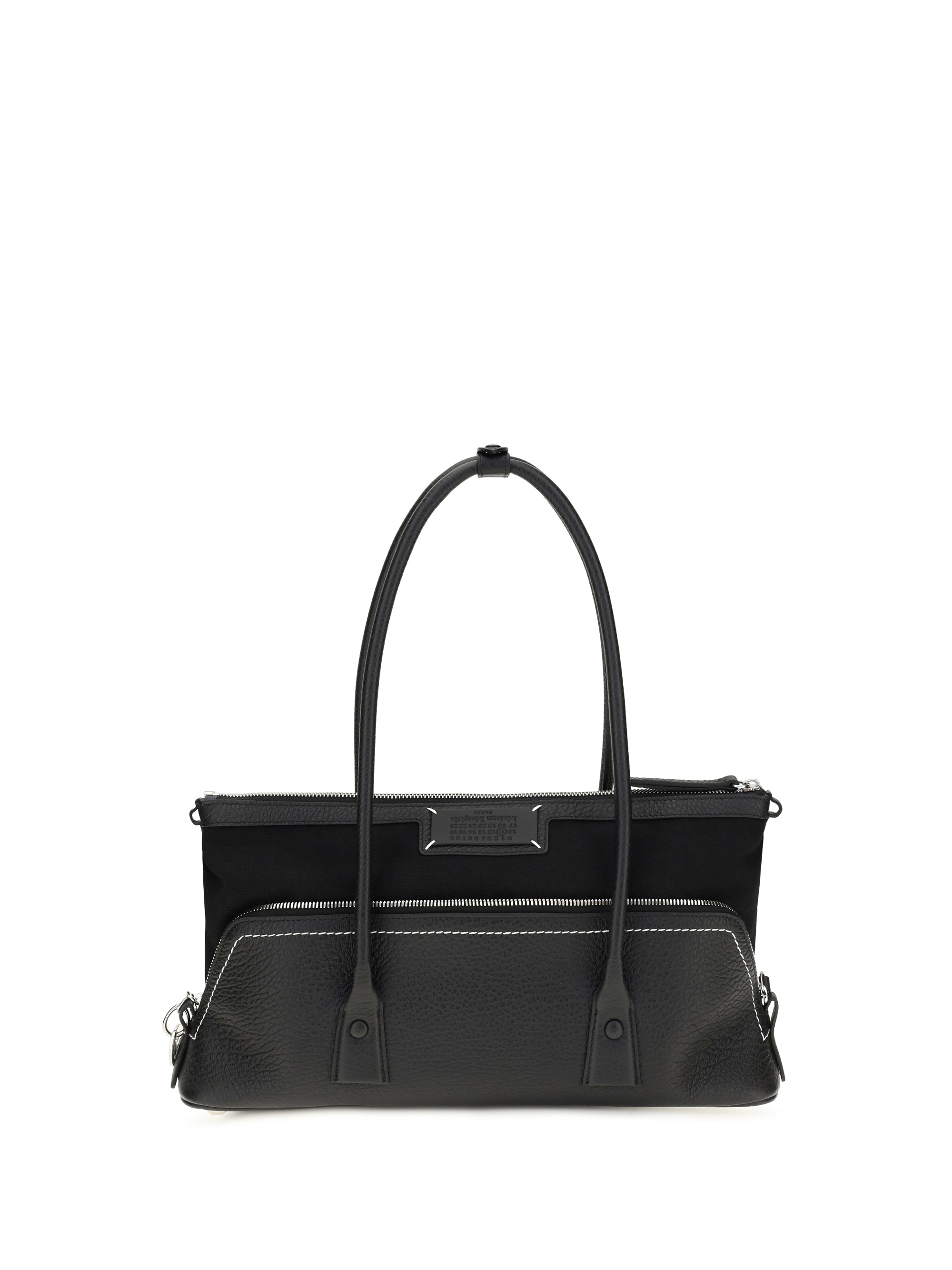 5AC Shoulder Bag in leather with logo