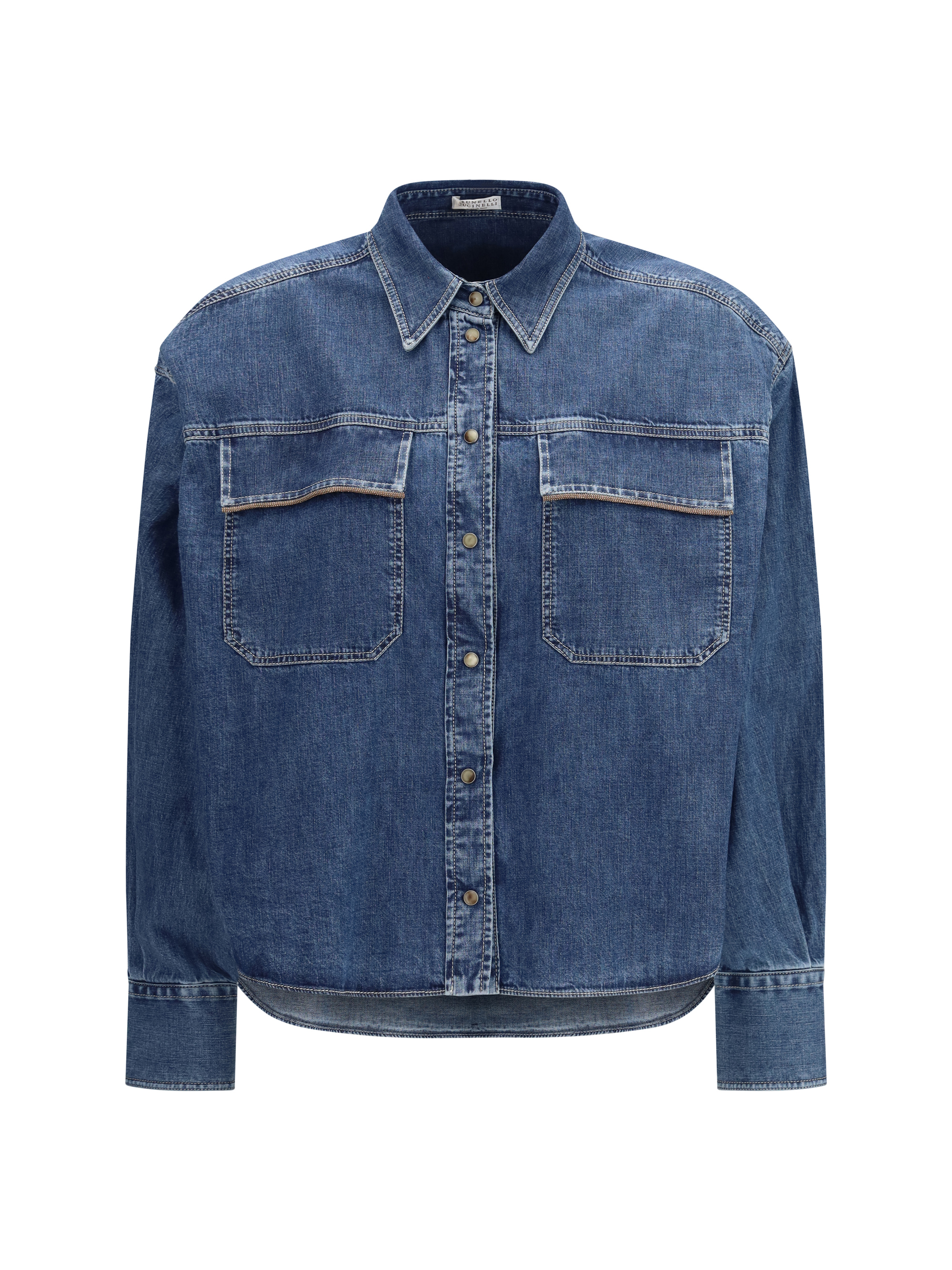 Denim Shirt with jewel details