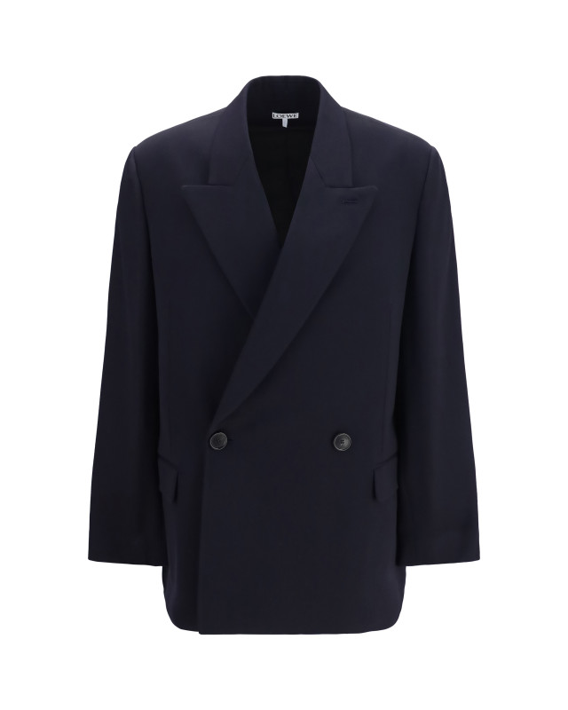 Wool blend double-breasted Jacket