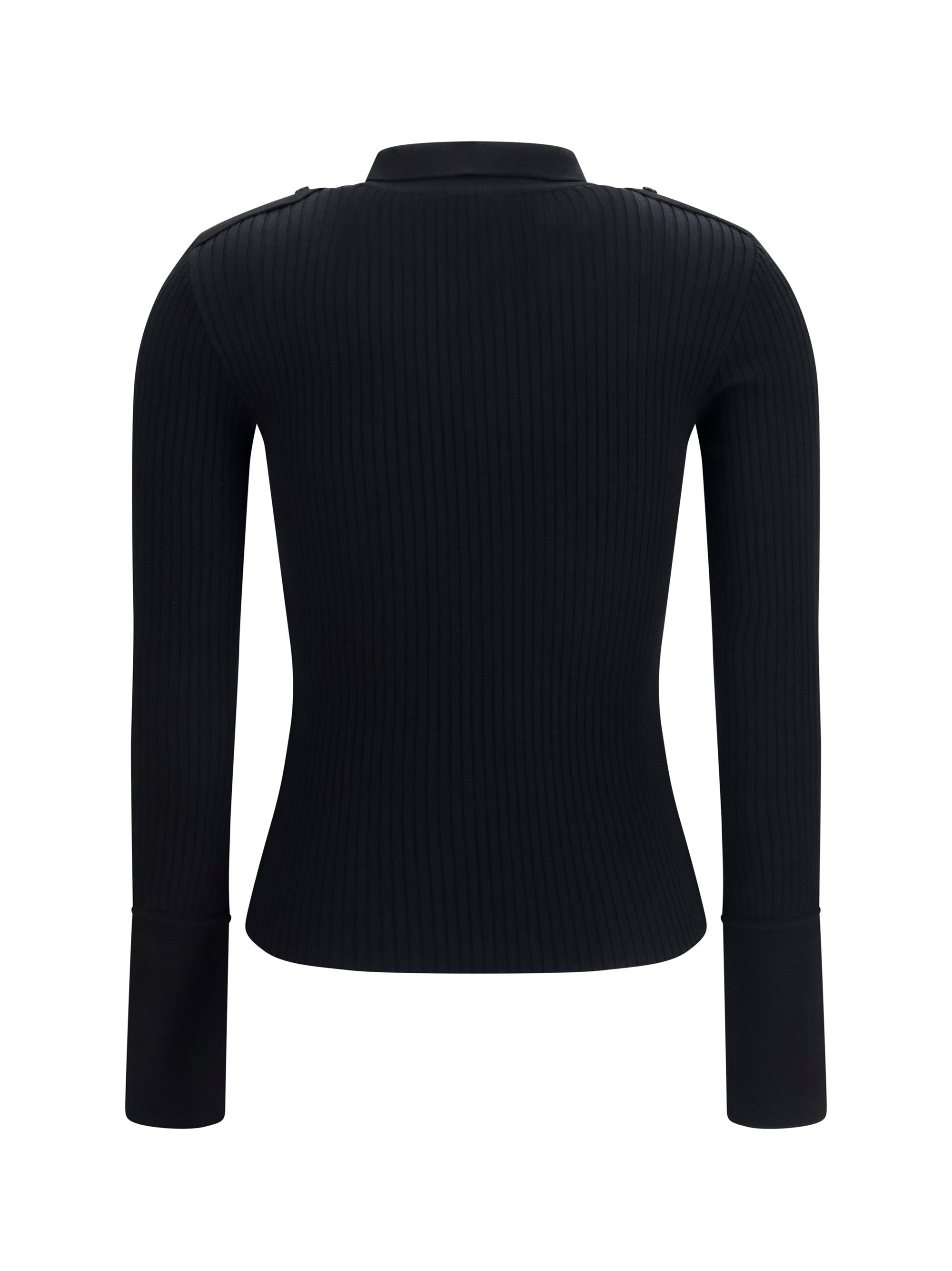 Ribbed knit Polo Shirt