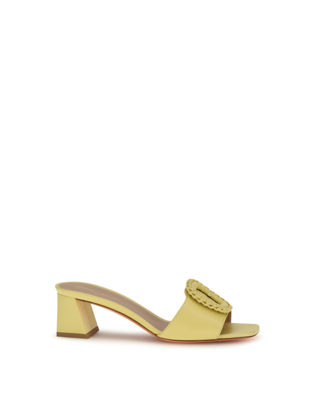 Leather Sandals Mules