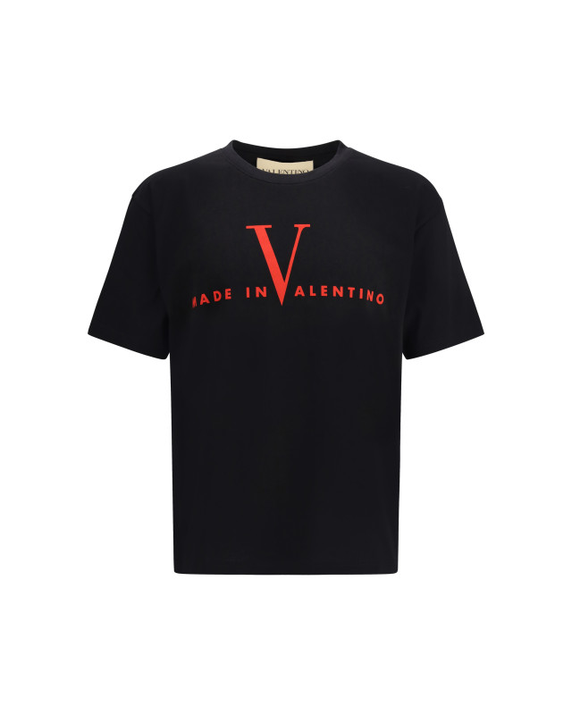 T-shirt with a “Made in Valentino” print