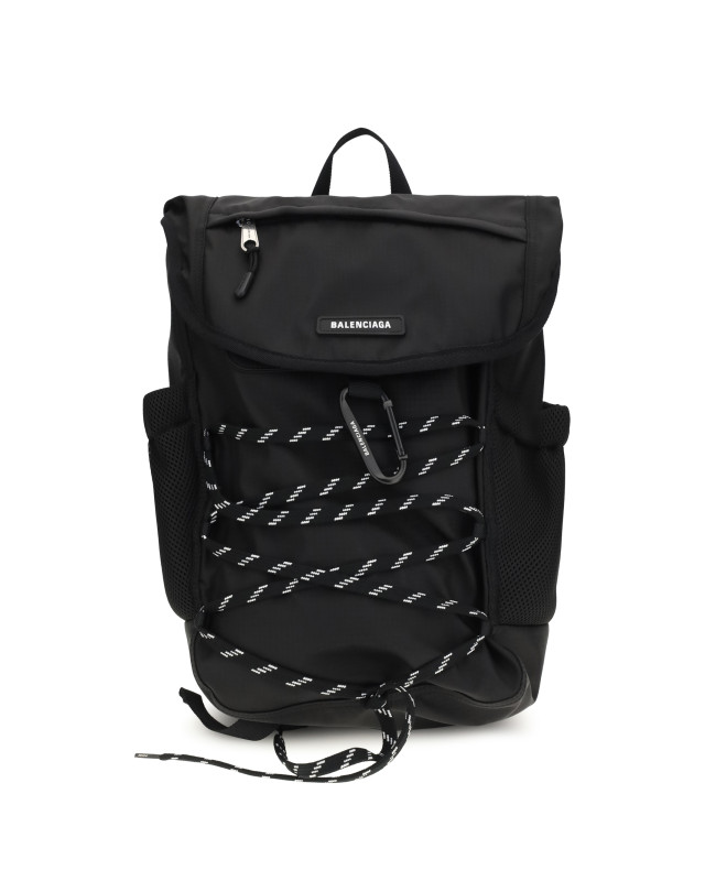 Metal carabiner detail Backpack