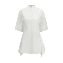 Panelled Poplin Dress