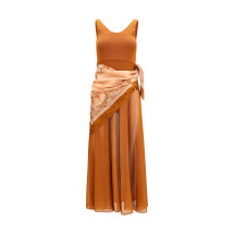Aster scarf maxi Dress