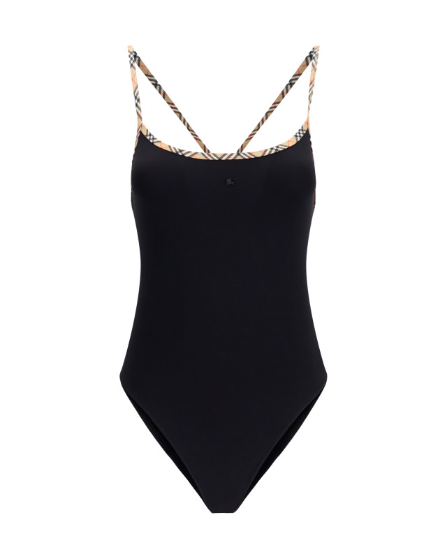 Check trim Swimsuit