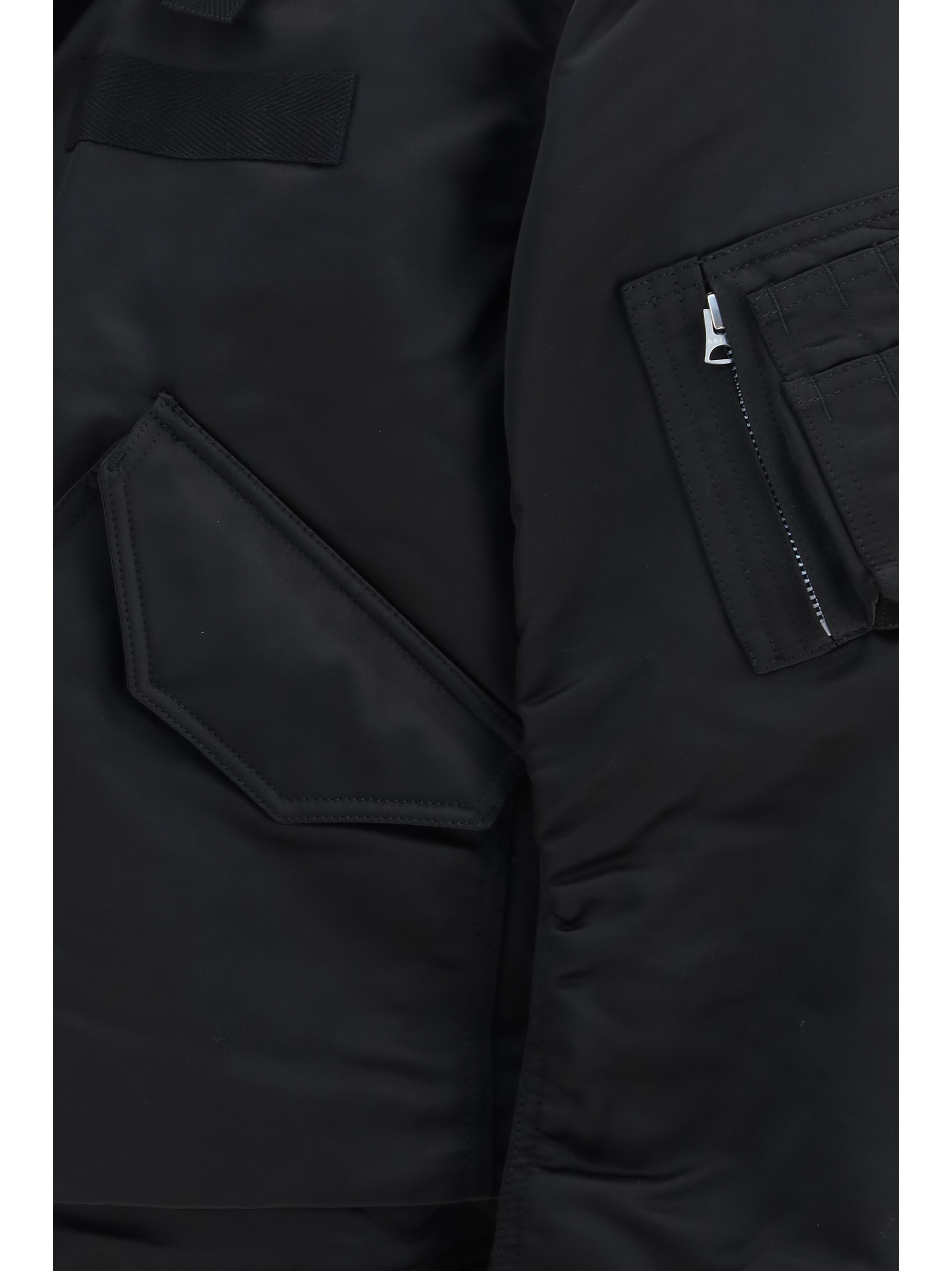 Cotton chino and nylon twill double Jacket