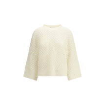 Jumper crafted from Platinum yarn with micro sequins
