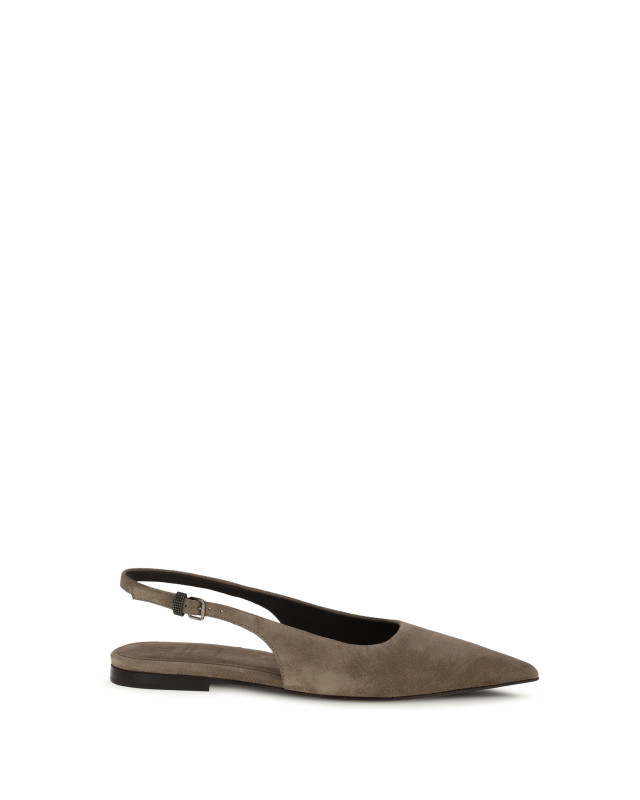 Suede Ballerinas