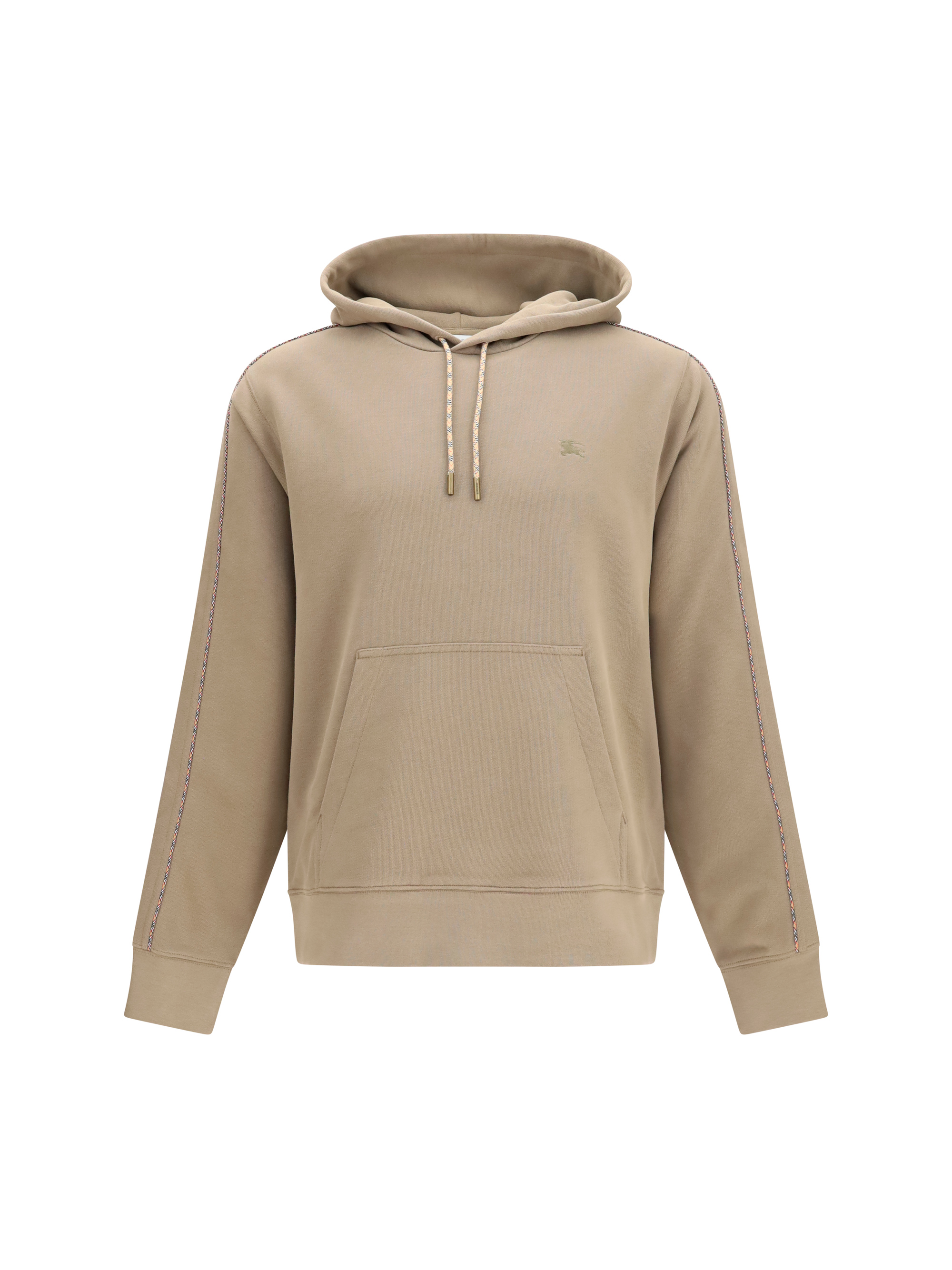 Check Hoodie with drawstrings