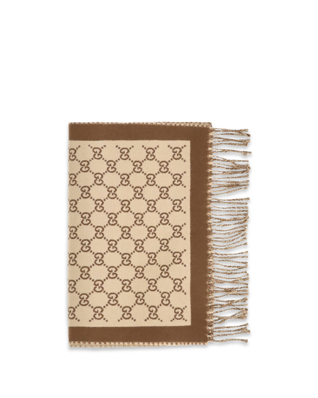 GG all-over wool Scarf