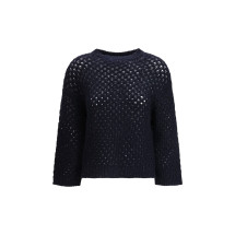 Jumper crafted from Platinum yarn with micro sequins