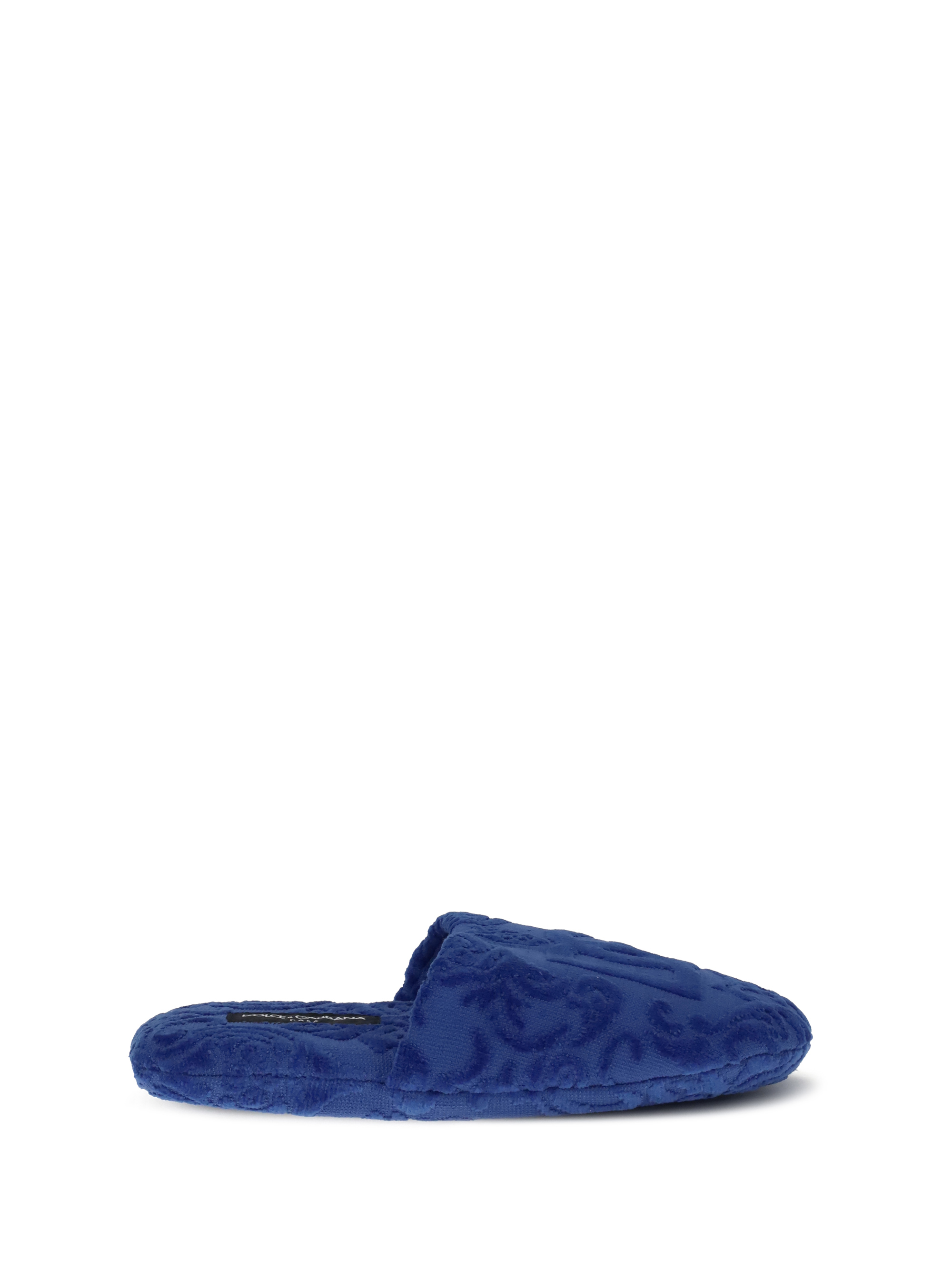 Jacquard cotton terry Slippers