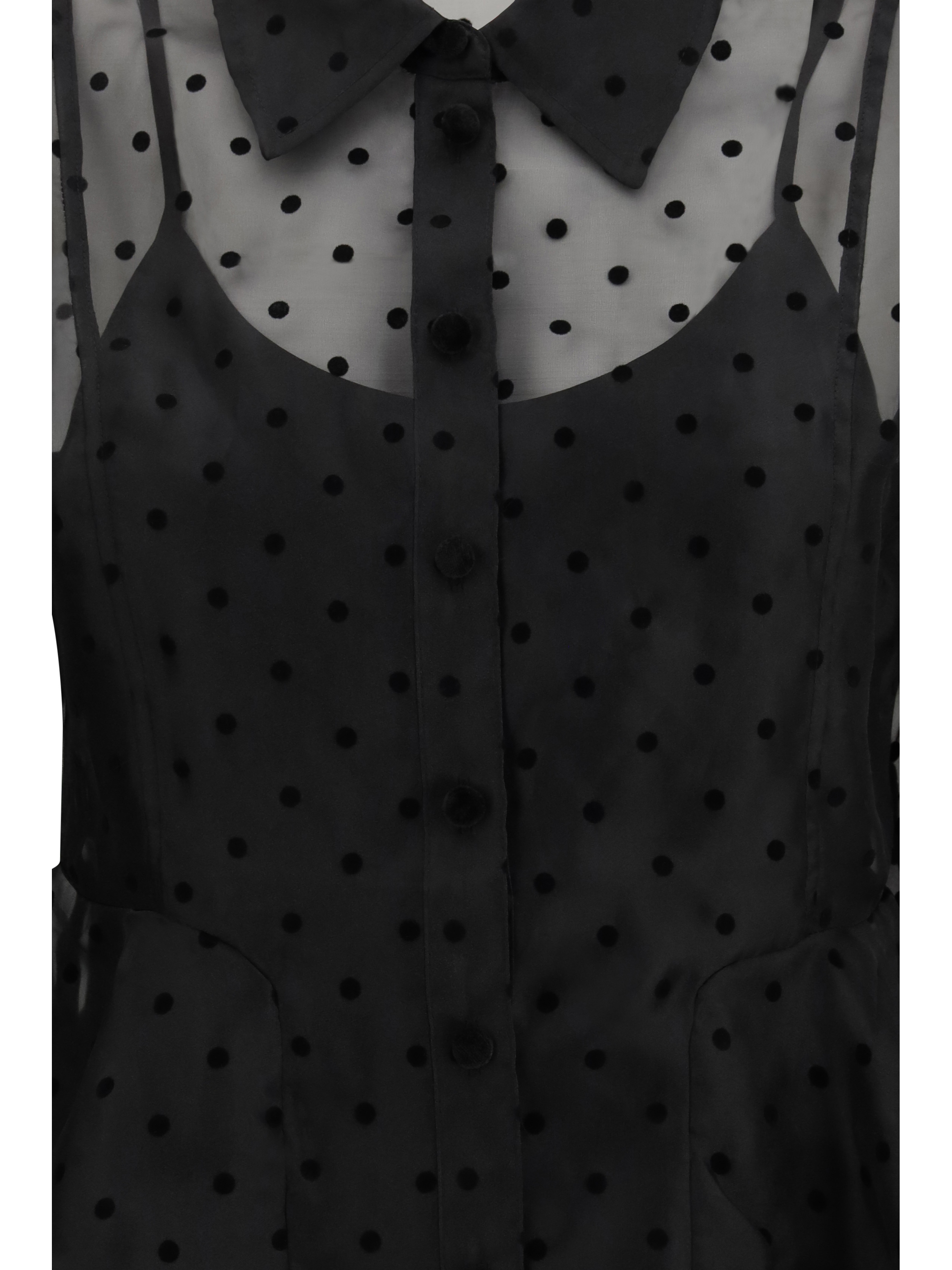 Polka dot organza Shirt