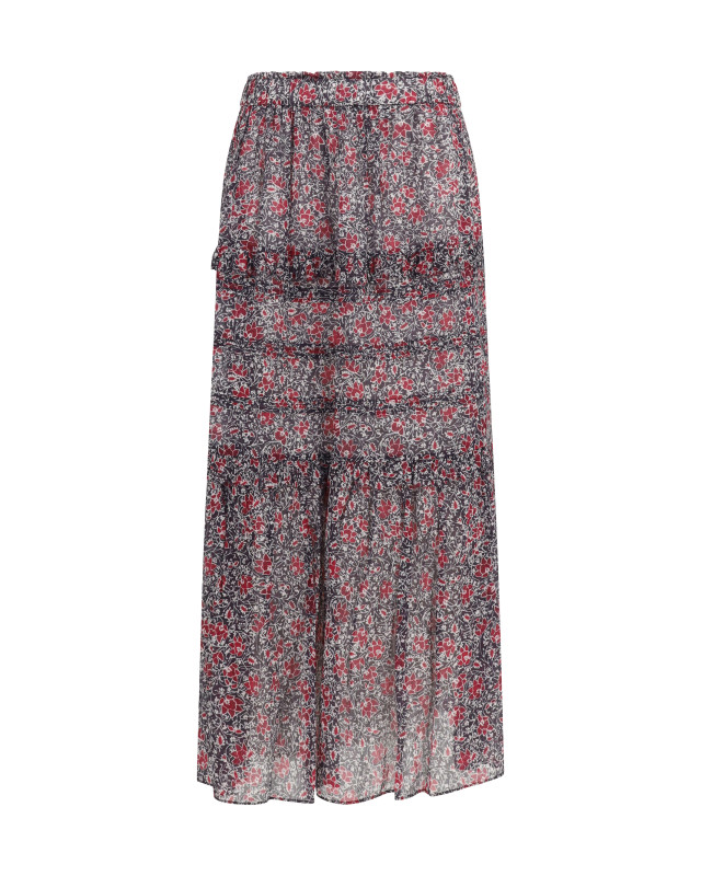 Volomia long ruffled Skirt