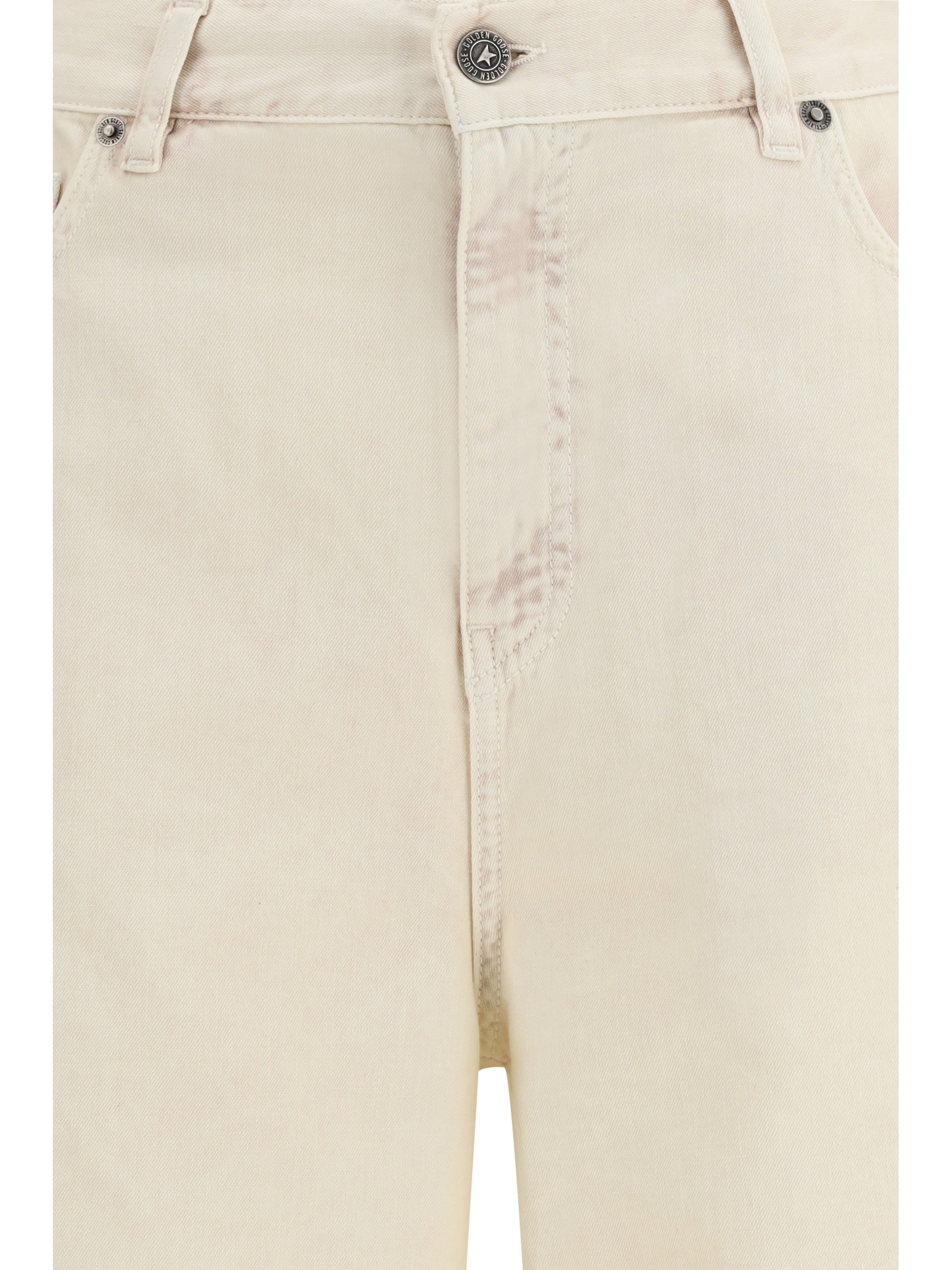 Wide-leg cotton denim Jeans