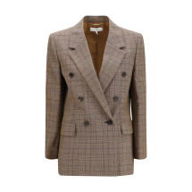 Checked double-breasted Blazer