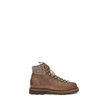 Mountain Boots in leather with wool and cashmere inserts
