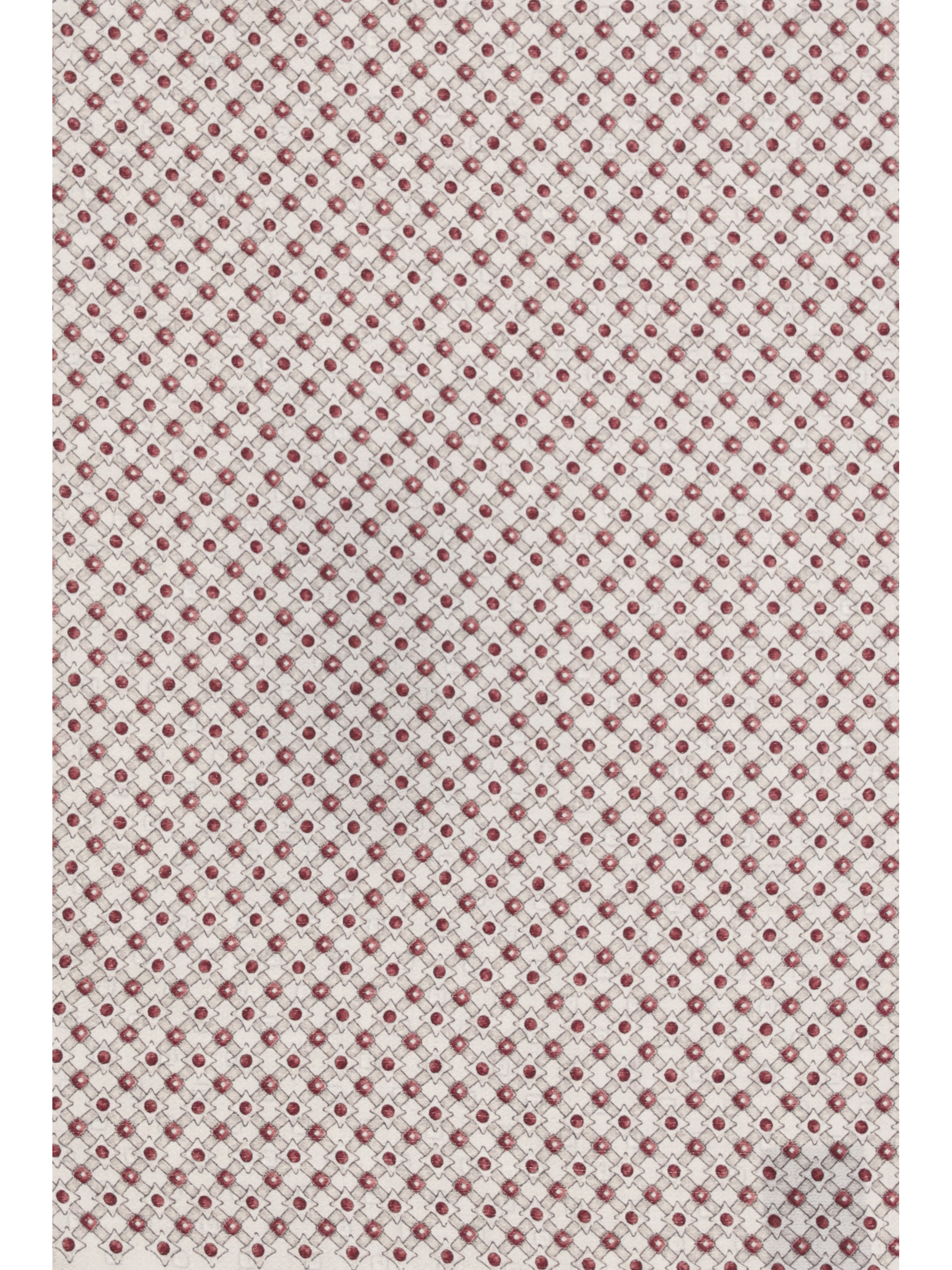 Silk Pochette with geometric pattern