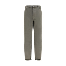 Jeans with turn-up hem