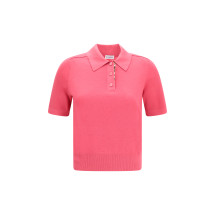 Wool Polo with Check details