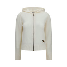 Wool hooded Cardigan