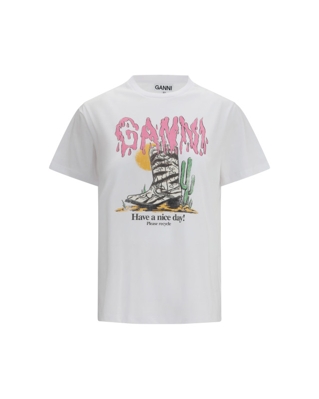 Western T-shirt with cowboy boots