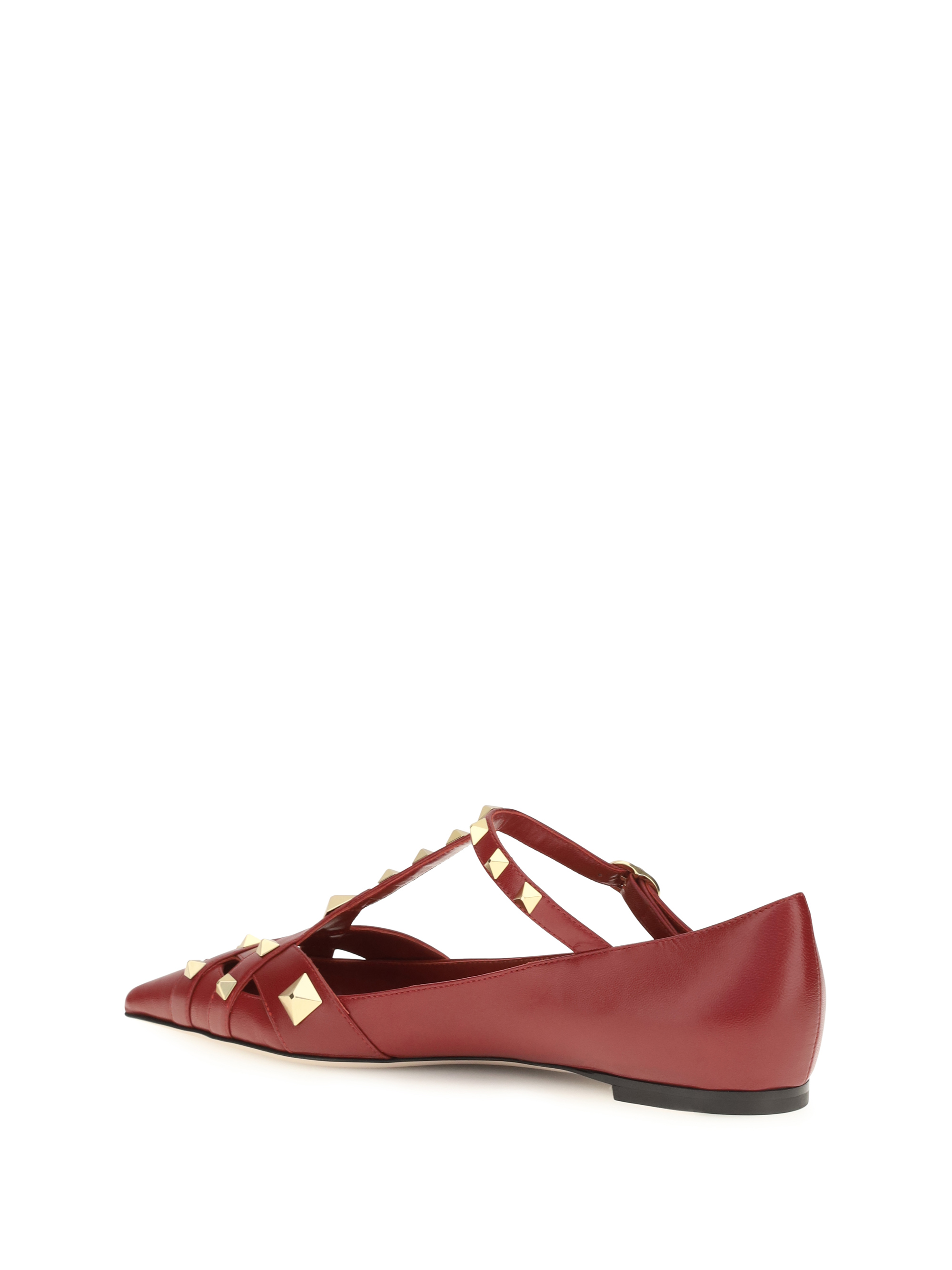 Studdy Ballerinas in kidskin