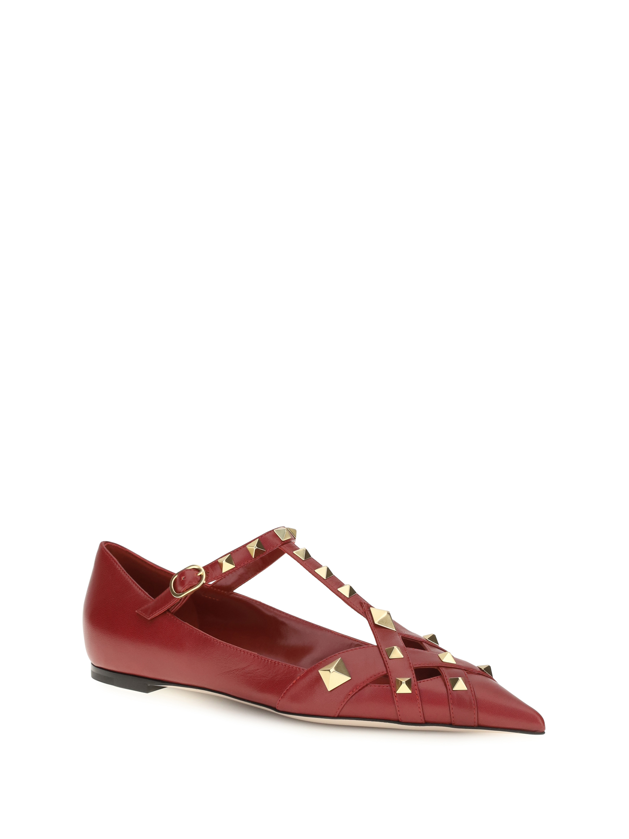 Studdy Ballerinas in kidskin