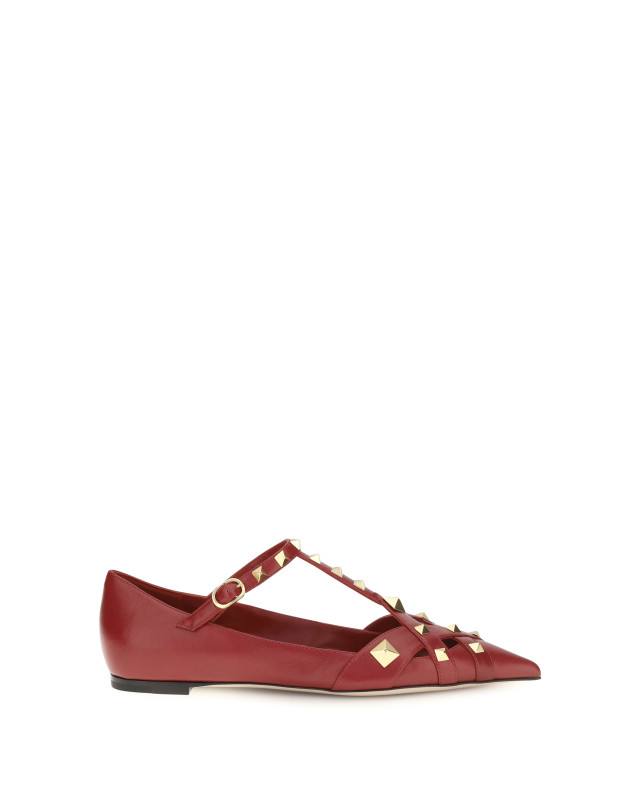 Studdy Ballerinas in kidskin