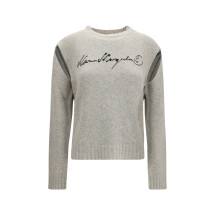 Knitted Sweater with logo lettering